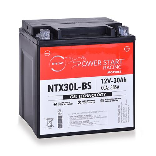 Batterie moto Gel NTX30L-BS / YTX30L-BS 12V 30Ah photo du produit 1 L