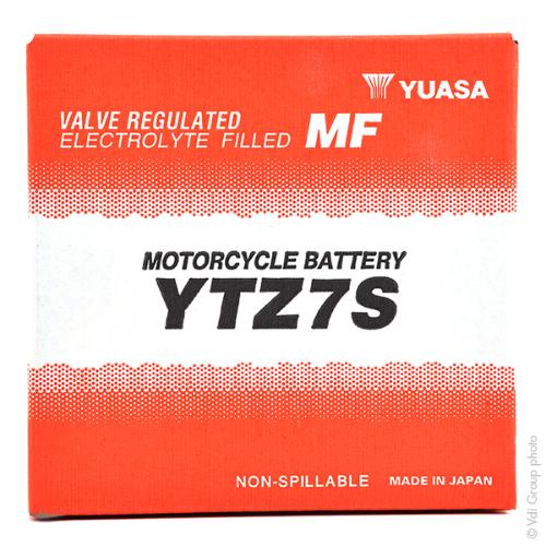 Batterie moto YUASA YTZ7S 12V 6Ah photo du produit 3 L