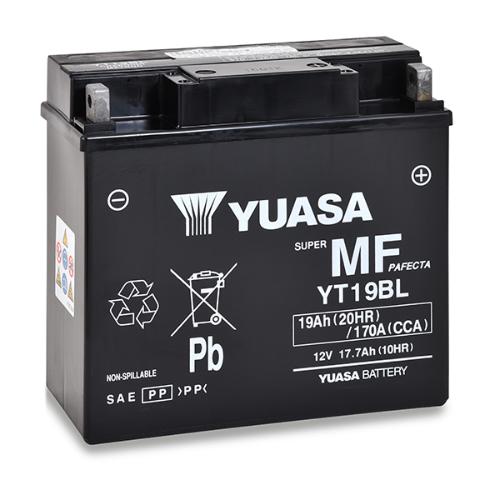 Batterie moto YUASA YT19BL-BS / 51913 / NH1220 12V 19Ah photo du produit 1 L