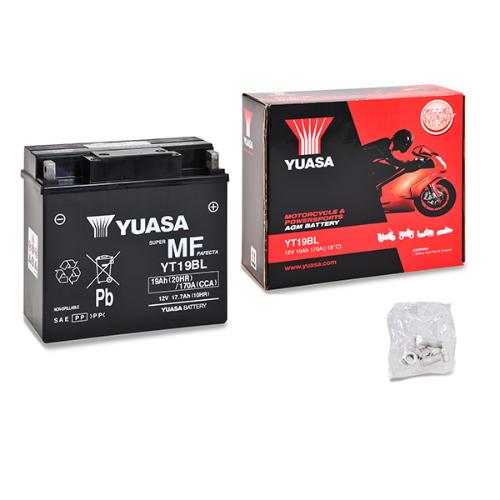Batterie moto YUASA YT19BL-BS / 51913 / NH1220 12V 19Ah photo du produit 4 L