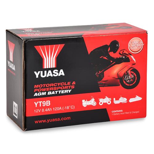 Batterie moto YUASA YT9B-BS 12V 8Ah photo du produit 3 L