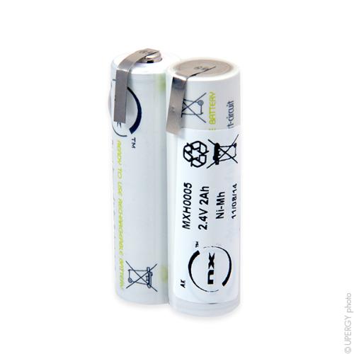 Batterie Nimh 2x AA NX 2S1P ST1 2.4V 2000mAh T2 photo du produit 2 L