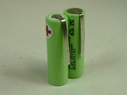 Batterie Nimh 2x AA NX 2S1P ST1 2.4V 2000mAh T2 photo du produit 1 L