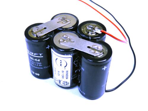 Batterie Nicd ST7/F150 6V 1.6Ah photo du produit 1 L
