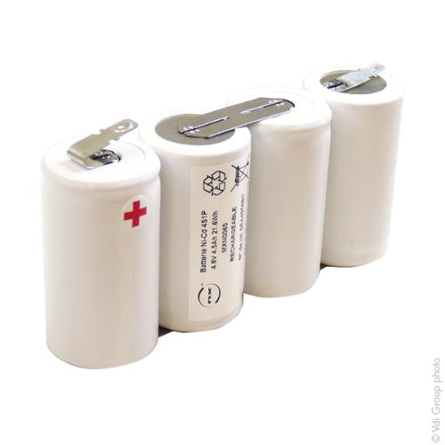 Batterie eclairage secours 4x D HT 4S1P ST1 4.8V 4Ah FAST photo du produit 1 L