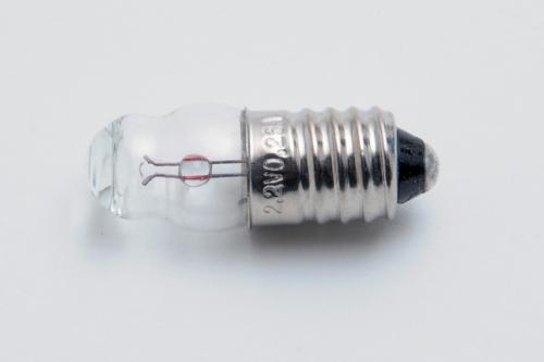 Ampoule halogène E10 11,5X24  2,2V  250mA  0.55W NF brillant photo du produit 1 L