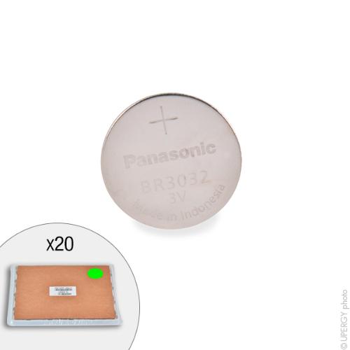 Pile bouton lithium BR3032/BN PANASONIC 3V 500mAh photo du produit 1 L