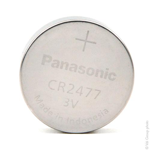 Pile bouton lithium CR2477/BN PANASONIC 3V 1000mAh photo du produit 2 L