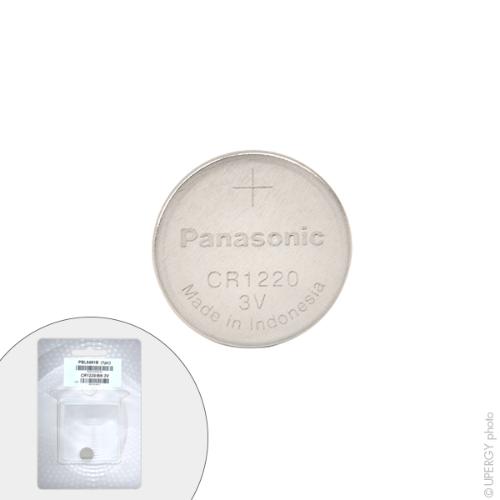 Pile bouton lithium blister CR1220/BN PANASONIC 3V 35mAh photo du produit 1 L