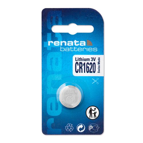 Pile bouton lithium blister CR1620 RENATA 3V 68mAh photo du produit 3 L