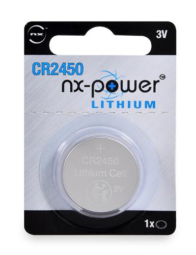 Pile bouton lithium blister CR2450 3V 0.6Ah photo du produit 3 L