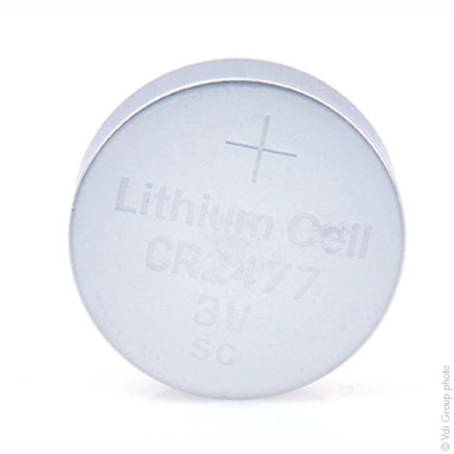 Pile bouton lithium blister CR2477 3V 950mAh photo du produit 1 L