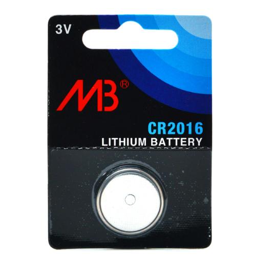 Pile bouton lithium blister CR2016 3V 80mAh photo du produit 4 L