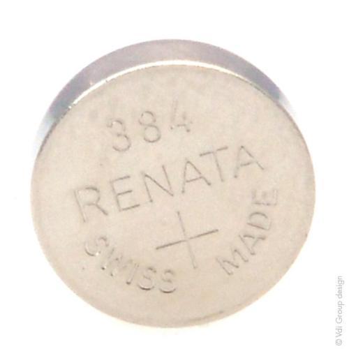 Pile bouton oxyde argent 384 RENATA 1.55V 45mAh photo du produit 1 L