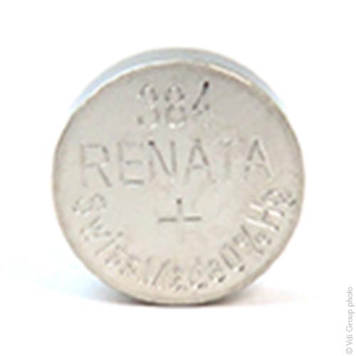 Pile bouton oxyde argent 384 RENATA 1.55V 45mAh photo du produit 4 L