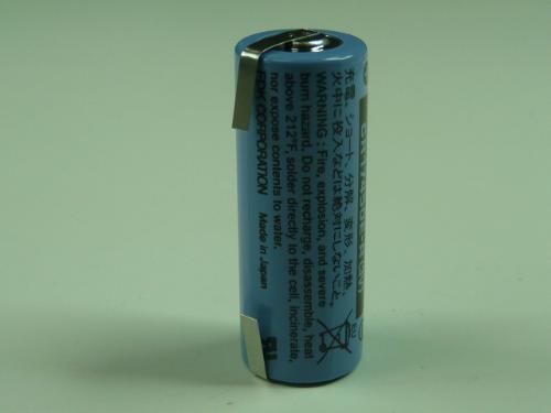 Pile lithium CR17450E-R 3V 2400mAh T2 photo du produit 1 L