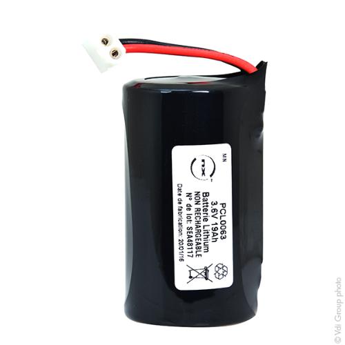 Batterie lithium SL-2780 D 3.6V 19Ah Molex photo du produit 1 L