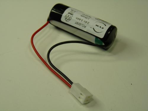 Batterie lithium LS17500 A 3.6V 3.6Ah Molex photo du produit 1 L