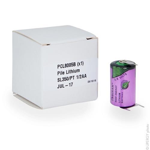 Pile lithium SL-350/PT 1/2AA 3.6V 1.2Ah 3PFR photo du produit 2 L