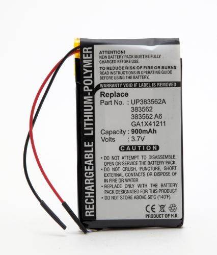 Batterie PDA 3.7V 900mAh photo du produit 1 L