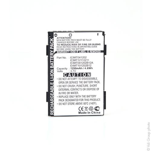 Batterie PDA 3.7V 1250mAh photo du produit 2 L