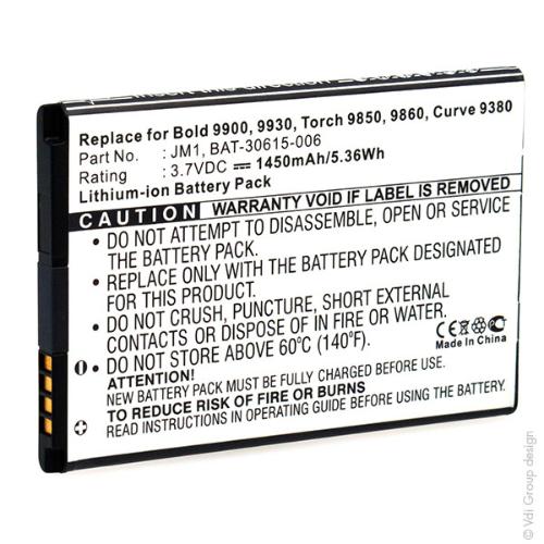 Batterie PDA 3.7V 1450mAh photo du produit 2 L