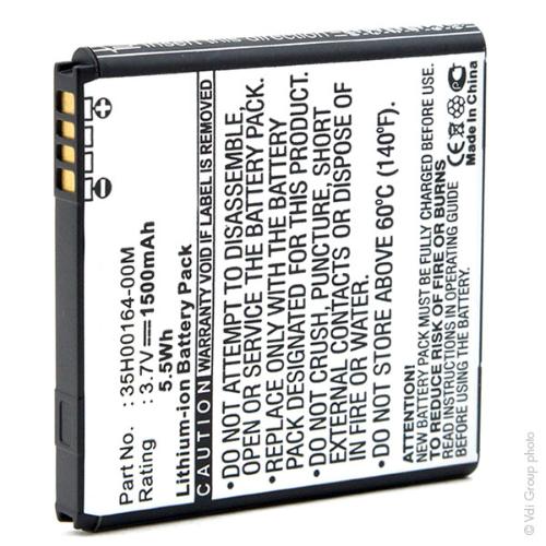 Batterie PDA pour T-Mobile 35H00164-00M 3.7V 1500mAh photo du produit 3 L