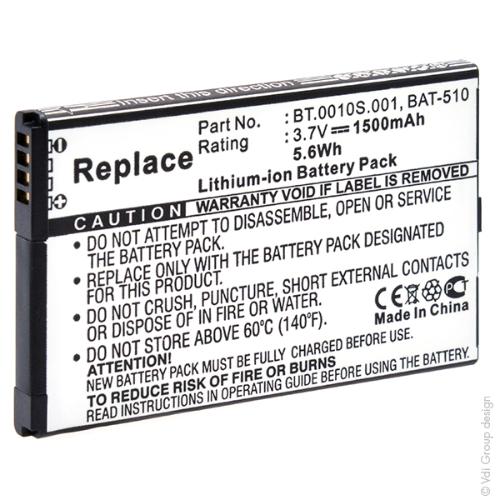 Batterie PDA 3.7V 1500mAh photo du produit 3 L