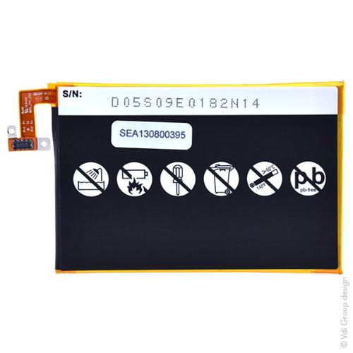 Batterie PDA 3.7V 2020mAh photo du produit 3 L