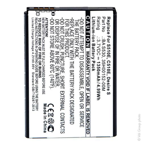 Batterie PDA 3.7V 1350mAh photo du produit 1 L