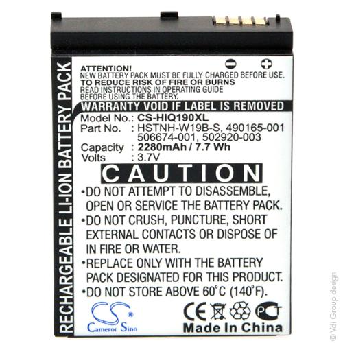 Batterie PDA 3.7V 2280mAh photo du produit 2 L