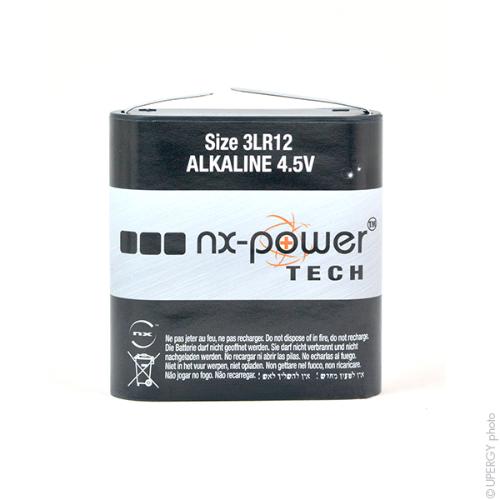 Pile alcaline blister x1 3LR12 Nx-Power Tech 4.5V 4.4Ah photo du produit 2 L