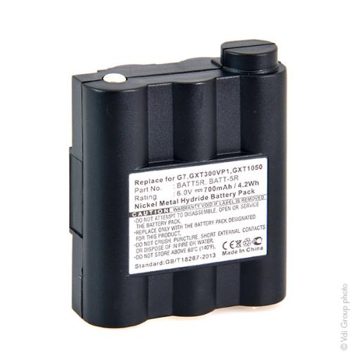 Batterie talkie walkie 6V 700mAh photo du produit 3 L