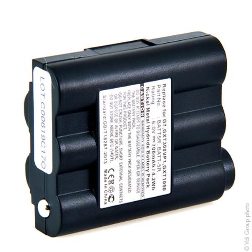 Batterie talkie walkie 6V 700mAh photo du produit 4 L