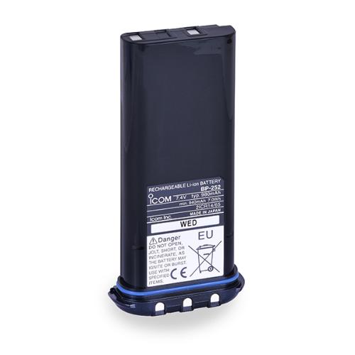 Batterie talkie walkie Icom 7.4V 980mAh photo du produit 1 L