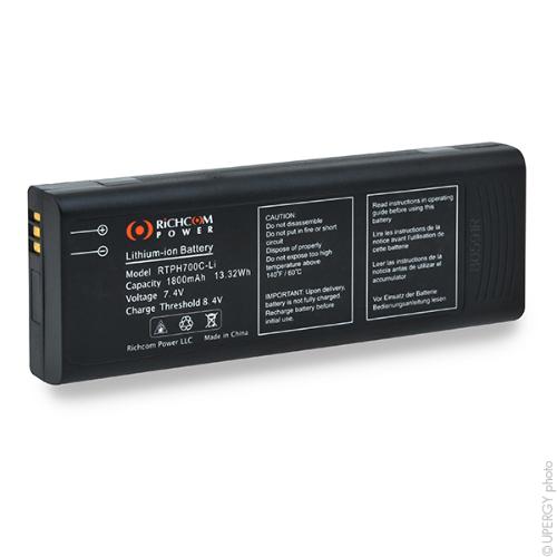 Batterie talkie walkie Pour EADS Tetra TPH700 7.4V 1800mAh photo du produit 1 L