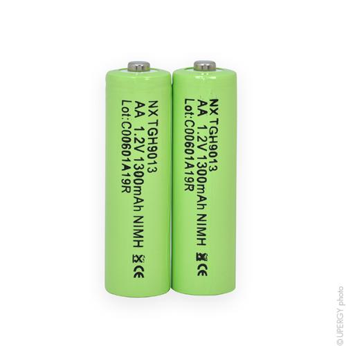 Batterie téléphone fixe 2*AA 1.2V 1300mAh PP photo du produit 1 L