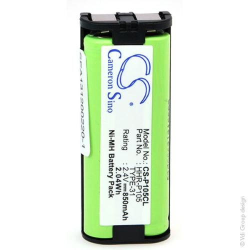 Batterie téléphone fixe 2.4V 850mAh photo du produit 1 L