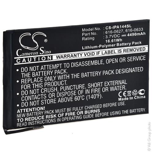 Batterie tablette 3.7V 4400mAh photo du produit 3 L