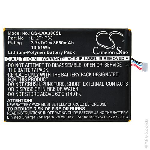 Batterie tablette 3.7V 3650mAh photo du produit 1 L