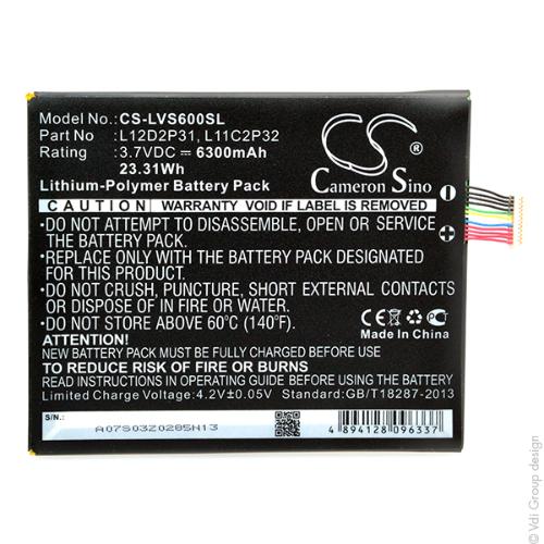 Batterie tablette 3.7V 6300mAh photo du produit 1 L