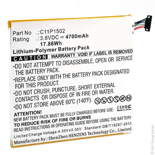 Batterie tablette 3.8V 4700mAh photo du produit 2 L