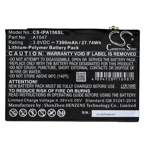 Batterie tablette compatible Apple 3.8V 7300mAh photo du produit 3 L