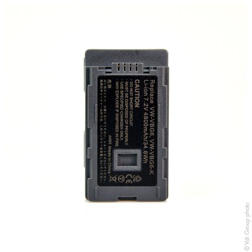Batterie appareil photo - caméra 7.4V 4400mAh photo du produit 3 L