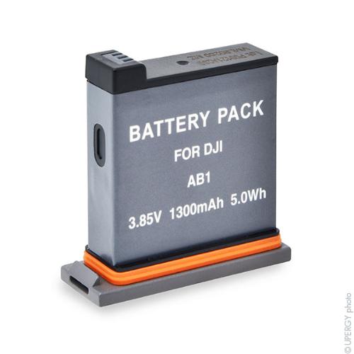 Batterie caméra embarquée compatible Dji Osmo Action 3.85V 1300mAh photo du produit 1 L