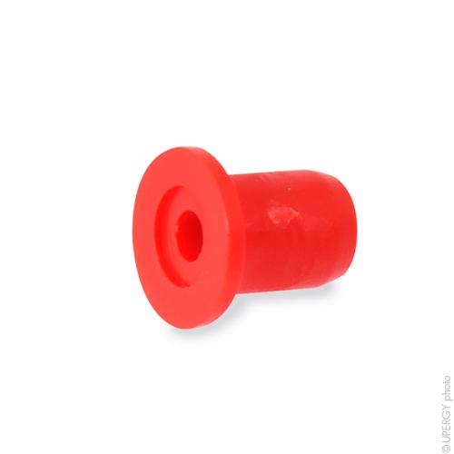 Bouchon rouge pour batterie de démarrage (dégazage latéral) photo du produit 1 L