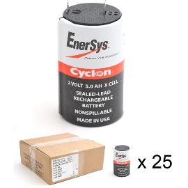 Batterie cyclon Enersys 0800-0004 (X cell) 2V 5Ah F4.8 photo du produit