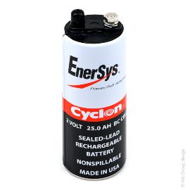 Batterie cyclon Enersys 0820-0004 (BC cell) 2V 25Ah M6/M8 photo du produit