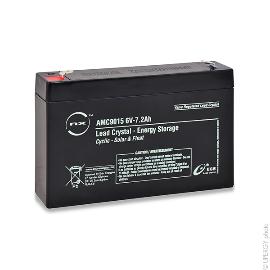 Batterie lead crystal 3-CNFJ-7.2 6V 7.2Ah F6.35 product photo