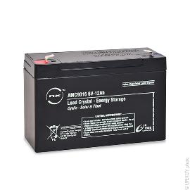 Batterie lead crystal 3-CNFJ-12 6V 12Ah F6.35 product photo